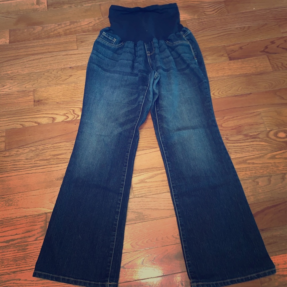 Xl maternity jeans stretchy waist band